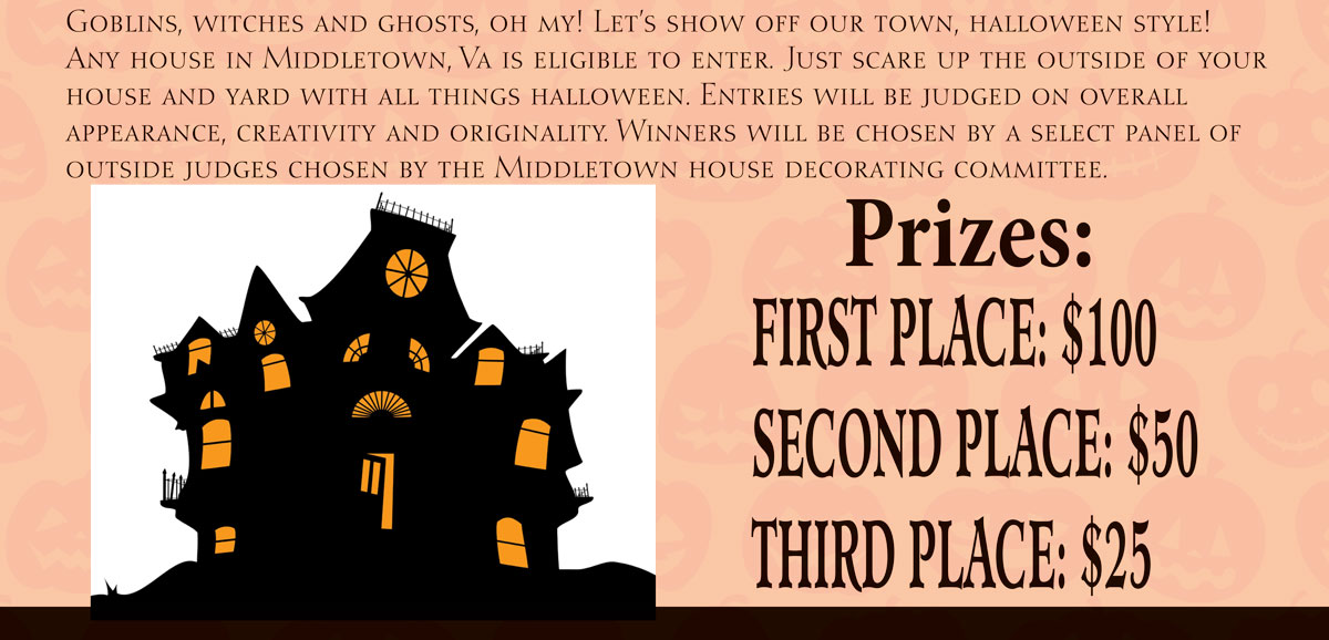 Halloween House Decorating Contest Flyer 